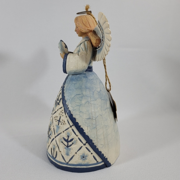 Jim Shore 114404 But The Plans Of The Lord Stand Firm Resin Angel Psalms 33:11 - Picture 7 of 13